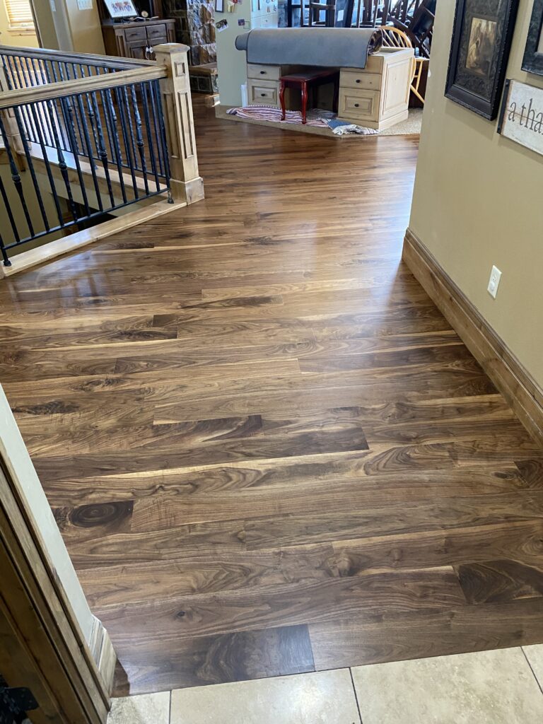 walnut natural hardwood floor