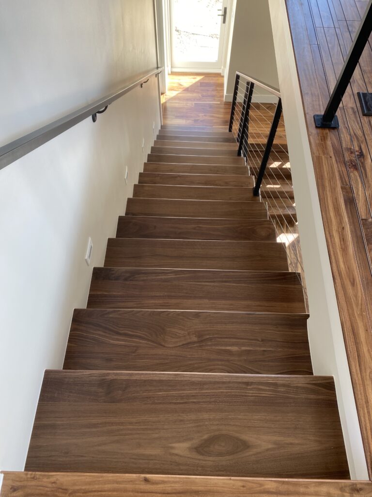 walnut stairs